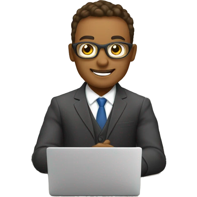high tech skills trainer teaching online class emoji