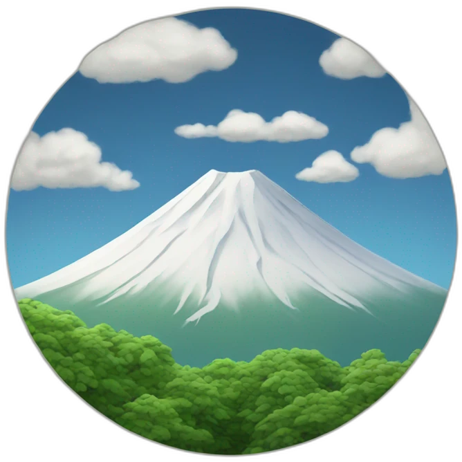 Mount Fuji emoji