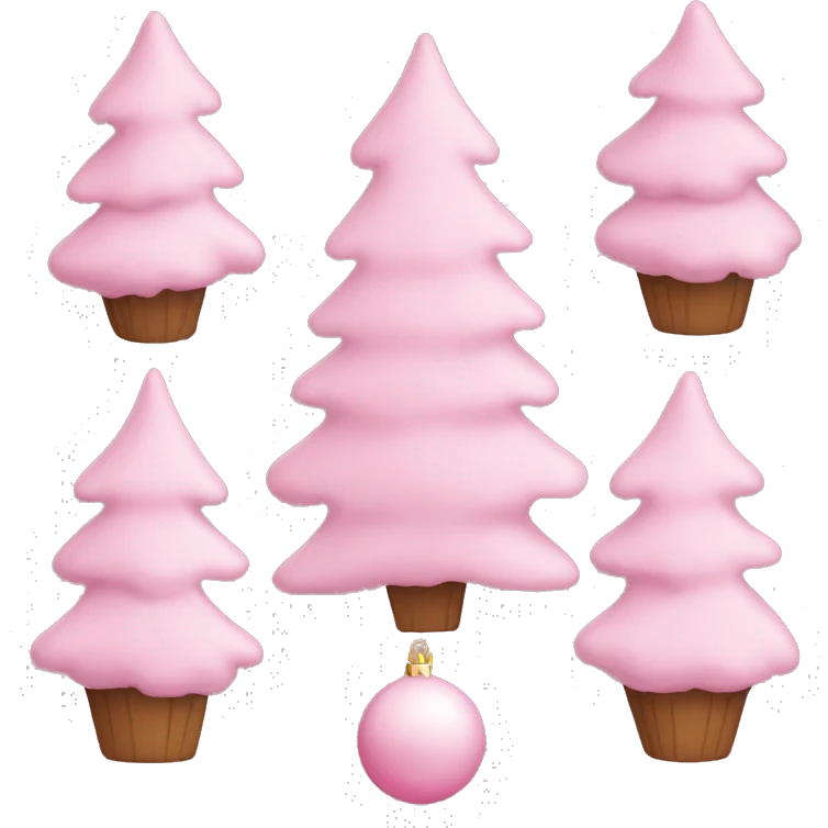pink christmas￼ emoji
