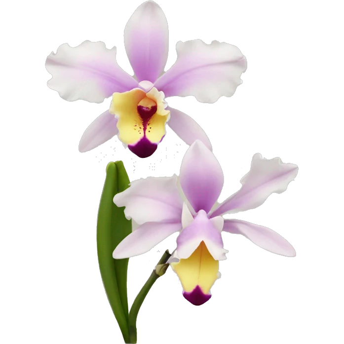 Cattleya Orchid flower emoji