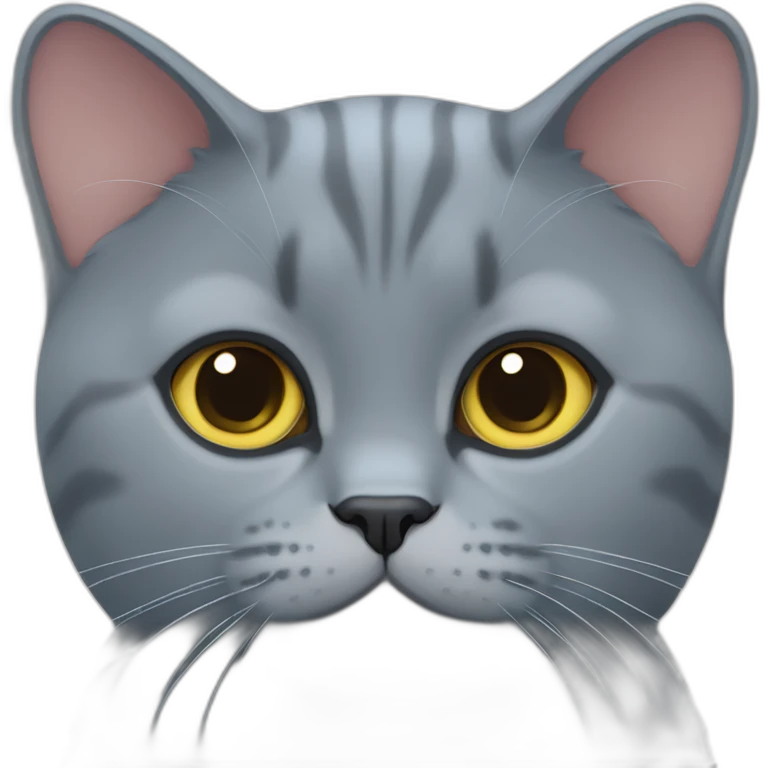 British Shorthair Blue Cat emoji