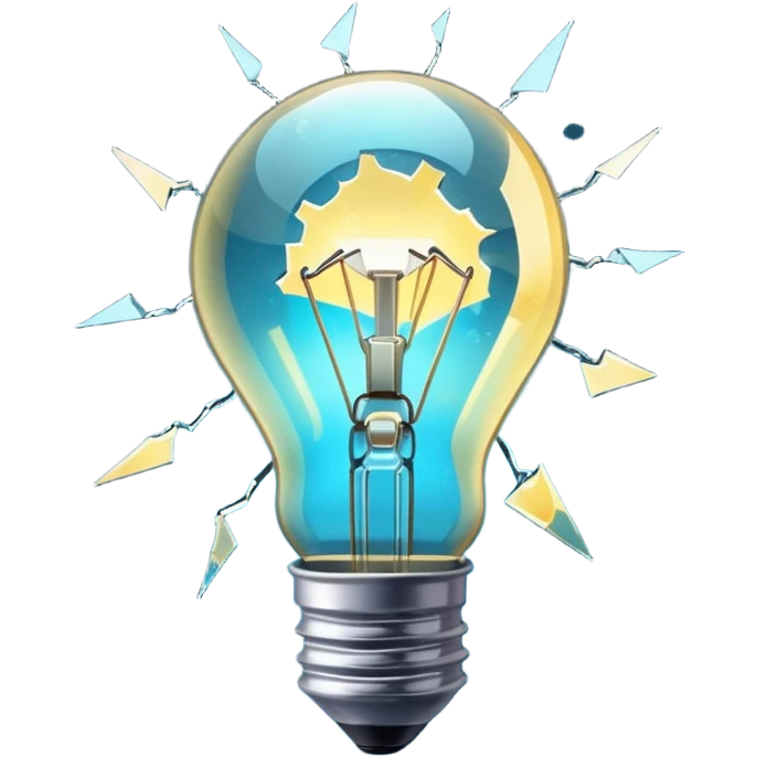 kaputte Glühbirne emoji