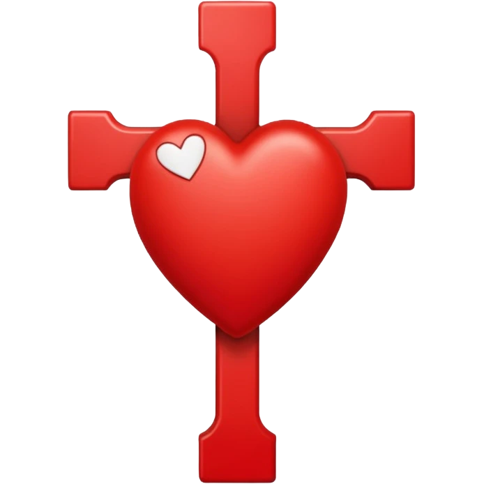 un coeur barré avec un croix emoji