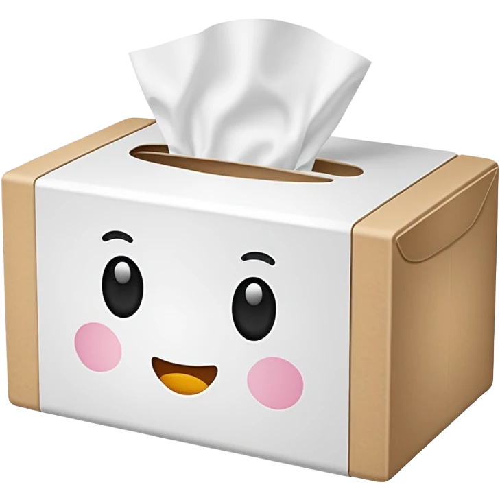 Tissue box emoji
