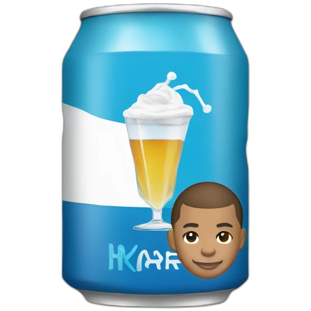 Kylian mbappe drink marseille logo emoji