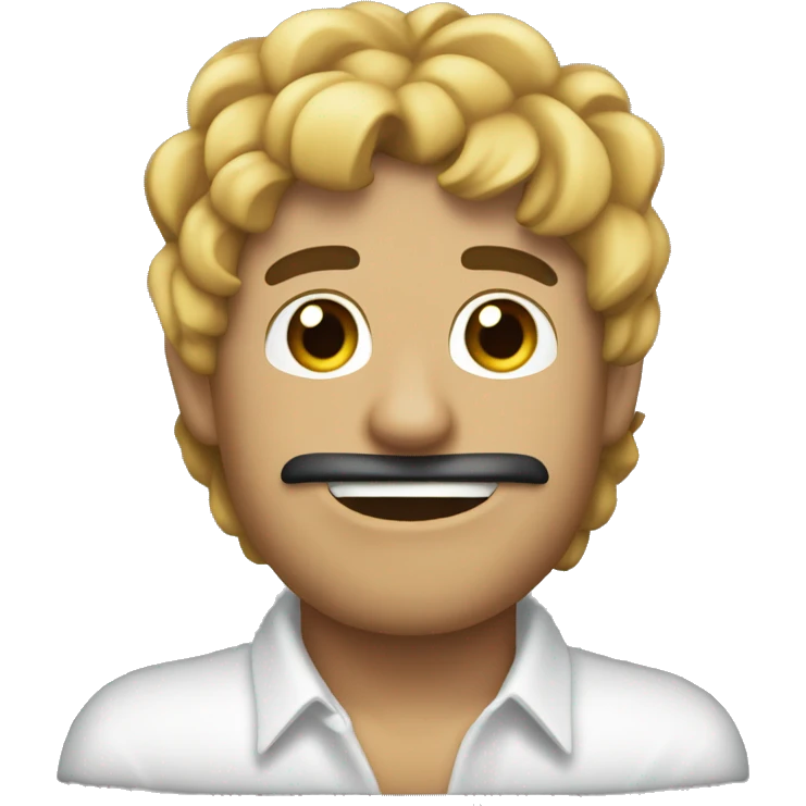 Fiestero con manos rock emoji
