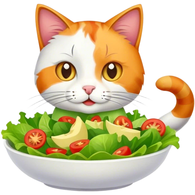 salad cat emoji