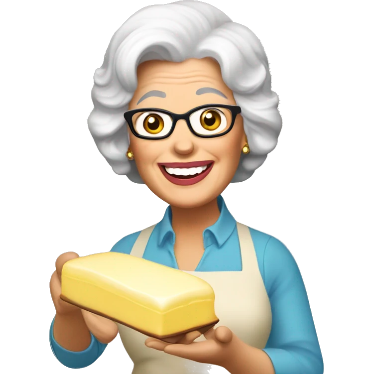 Paula deen holding butter emoji