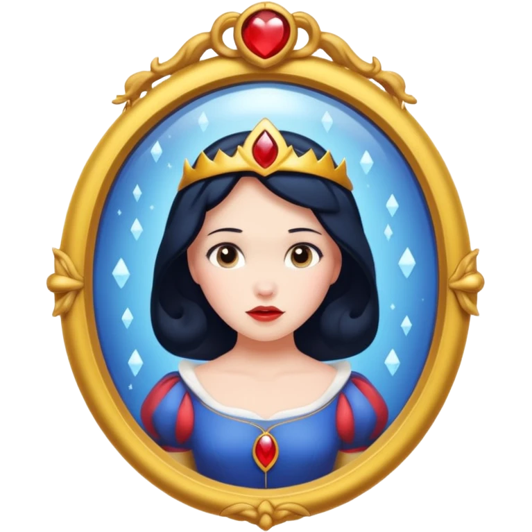 snow white magic mirror emoji