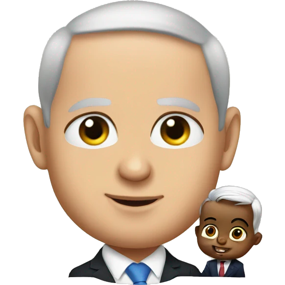 benjamin netanyahu with a baby emoji