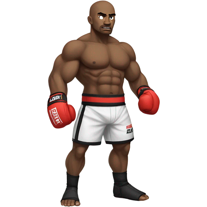 MMA fighter in paradise emoji