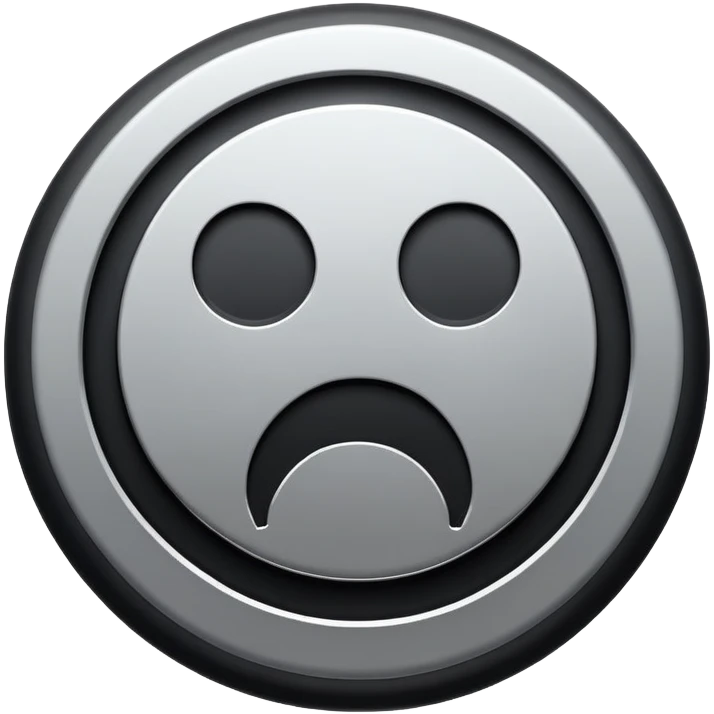 + symbol in black with a grey circle in its background emoji