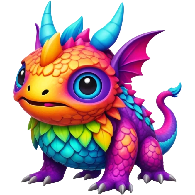 Vibrant Fakémon-creature emoji