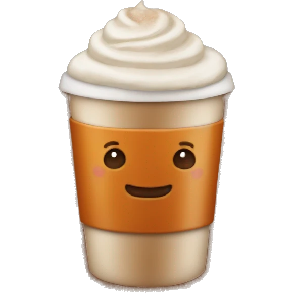 Pumpkin spice latte  emoji