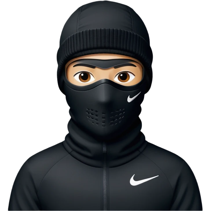 Nike ski mask emoji
