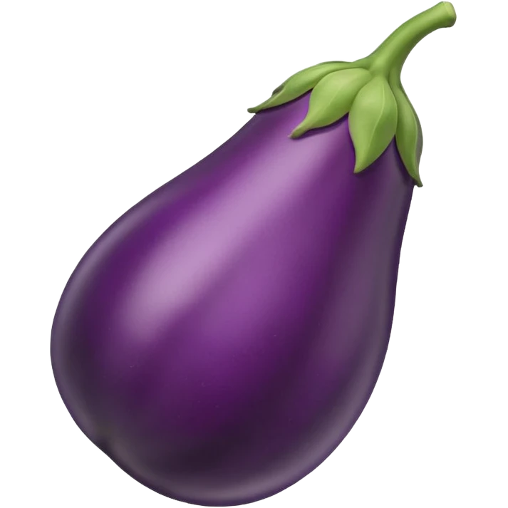 eggplant with signet ring around it emoji