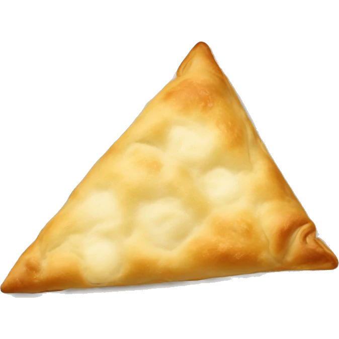 triangle burek filled with white cheese emoji