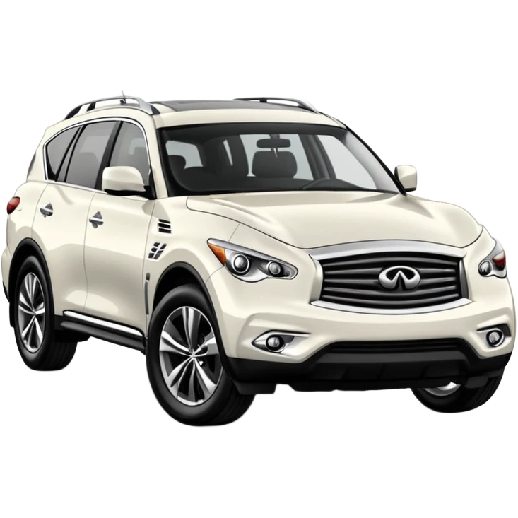 White Infiniti suv emoji