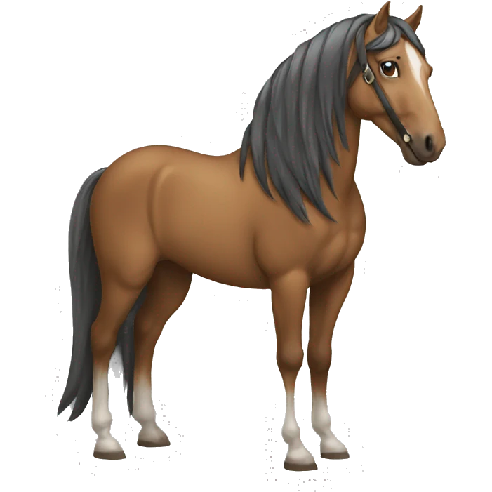 Cheval bai emoji