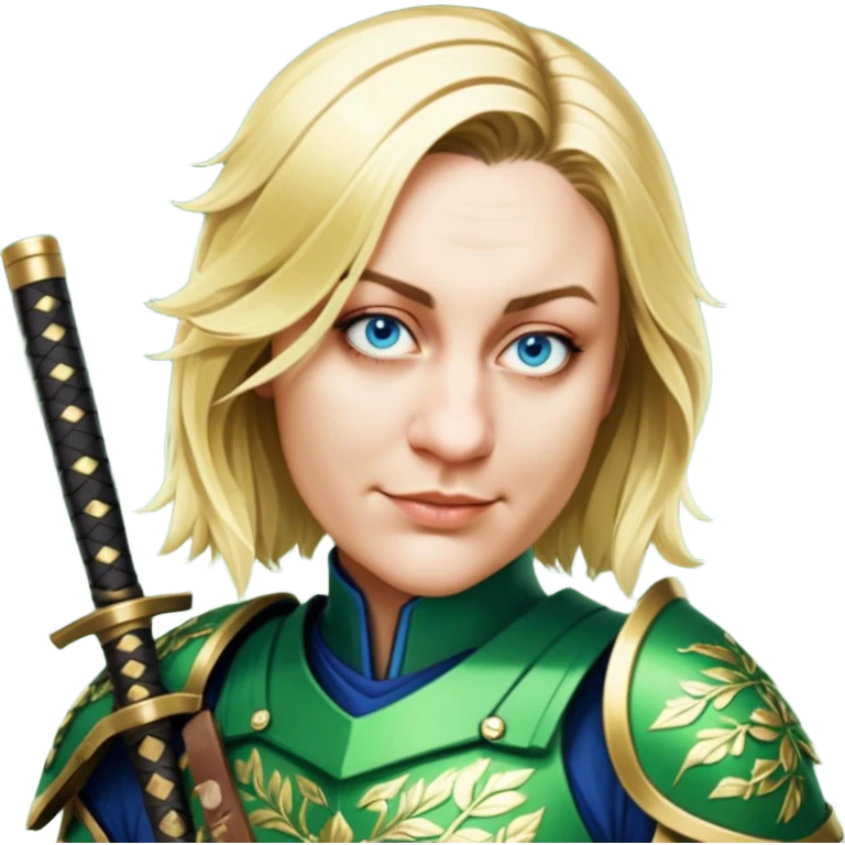 Emerald Samurai emoji