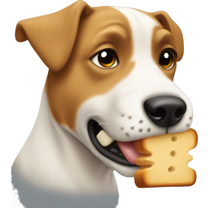 dog eat bread emoji