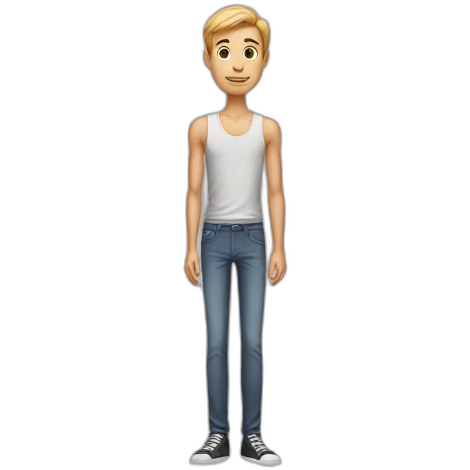 skinny guy emoji