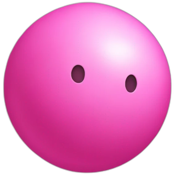 Pink ball emoji