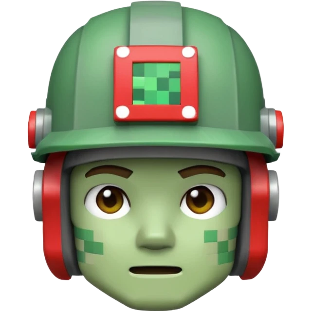 Minecraft hero brain  emoji