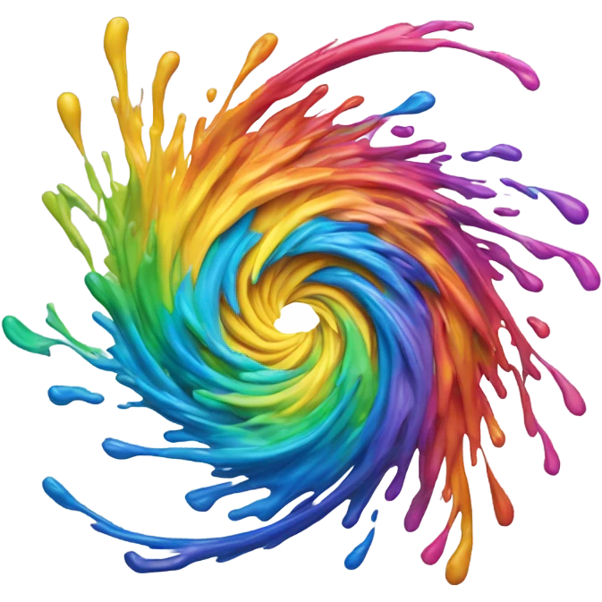 portal swirl rainbow emoji