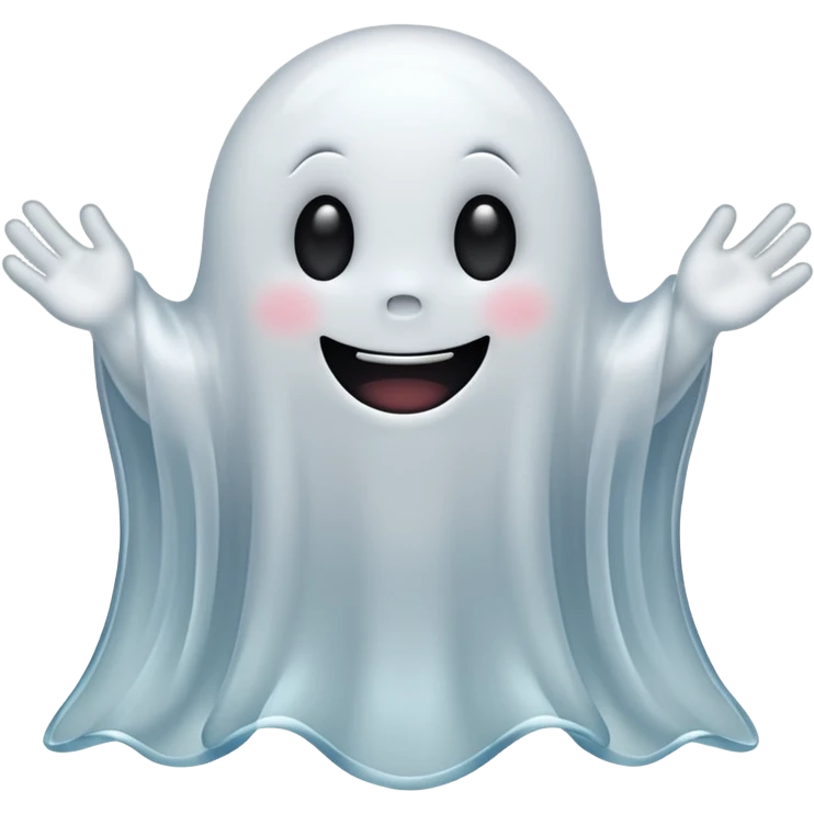 Cute ghost emoji