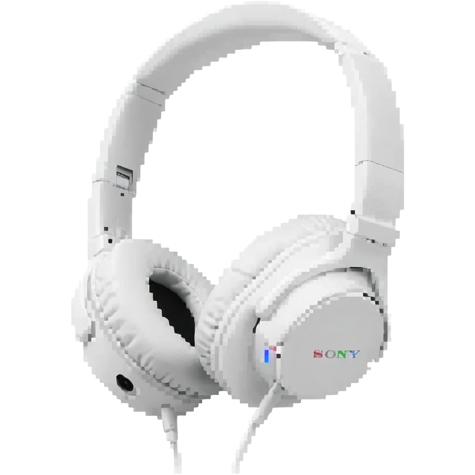 полноразмерные наушники Sony белые, no background emoji
