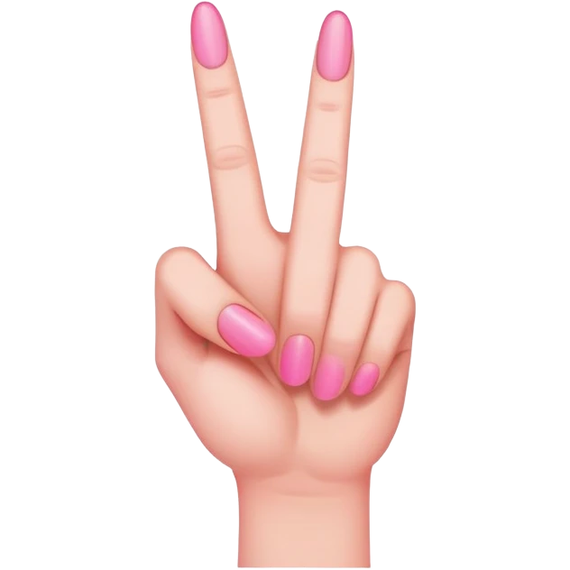 pink middle finger emoji