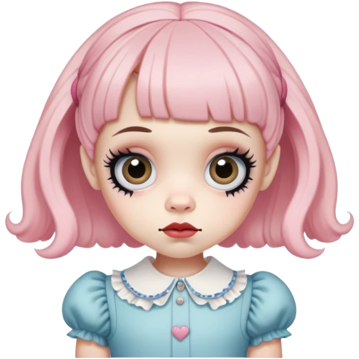 A flea that looks like Melanie Martinez  emoji