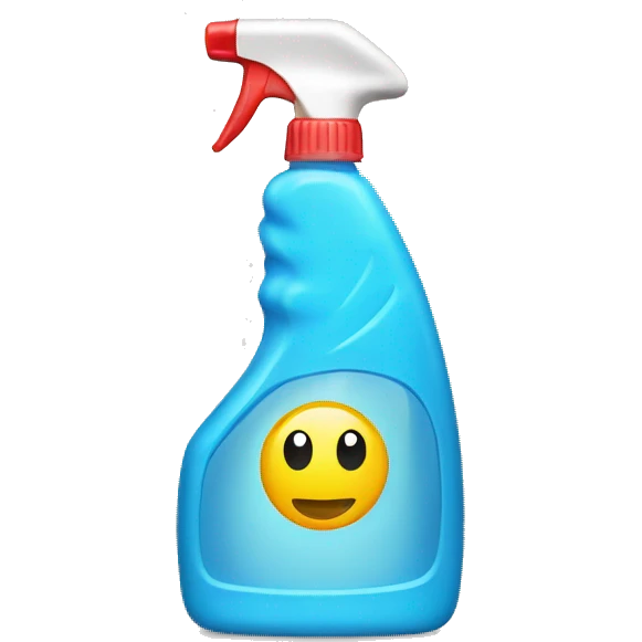cleaning bottle emoji