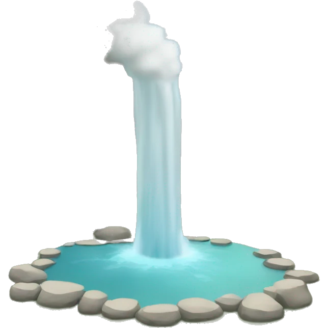 Geyser emoji