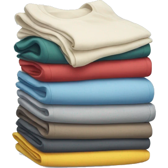 Pile of folded clothes emoji
