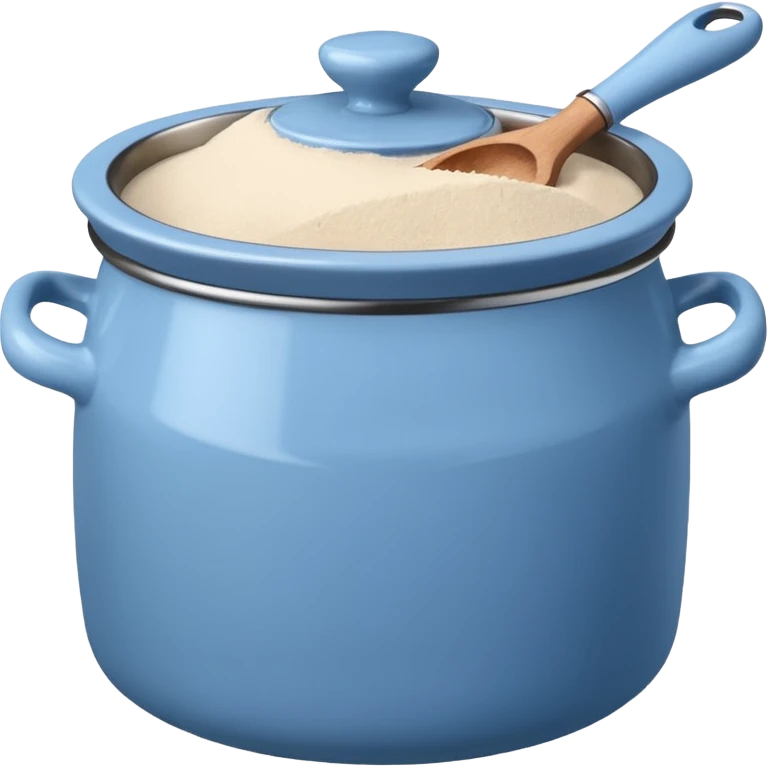 cooking pot powder blue   emoji