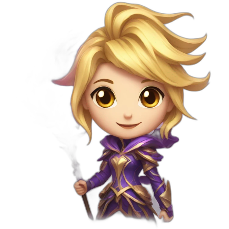 Lux elementalist from lol emoji