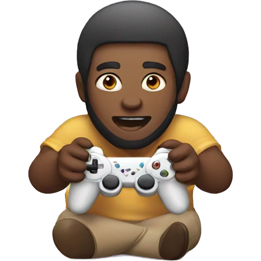 Playing video games  emoji