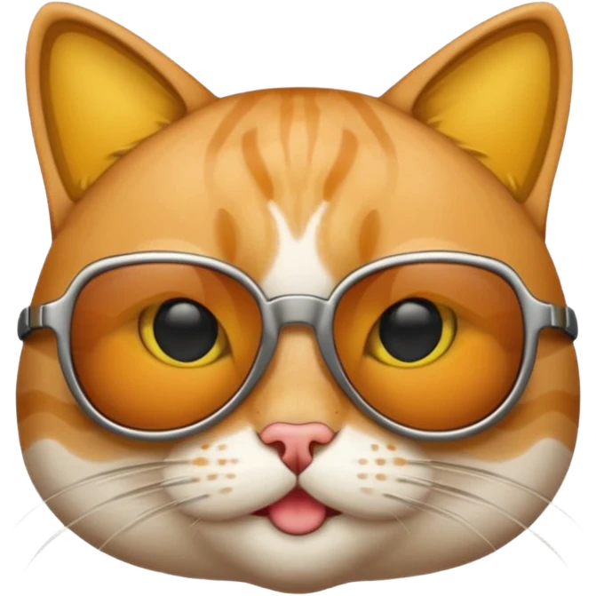 Cat wearing sunglasses emoji