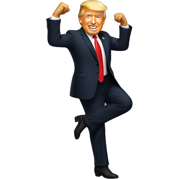 Dancing Donald Trump emoji