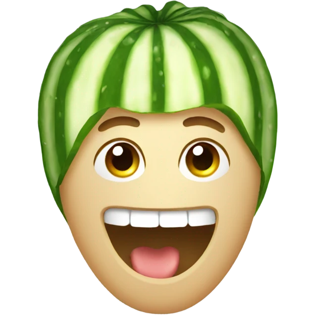 Eating cucumber  emoji