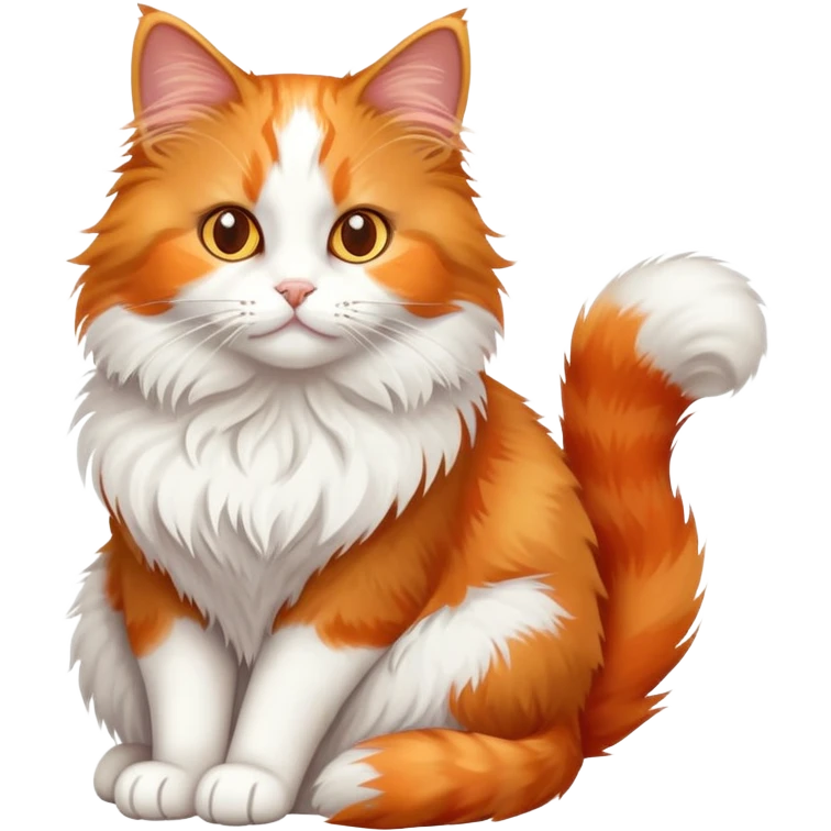 Calico cat with three colors emoji
