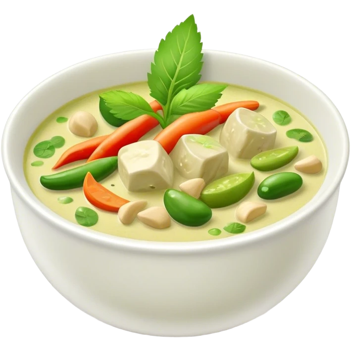 green Thai curry emoji