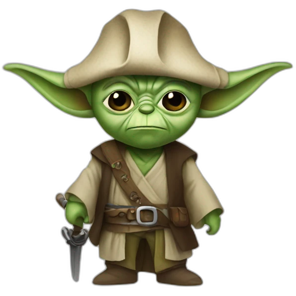 Yoda pirate emoji