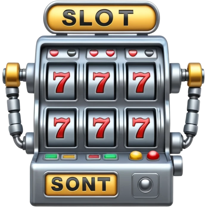slot machine with robotic arms emoji