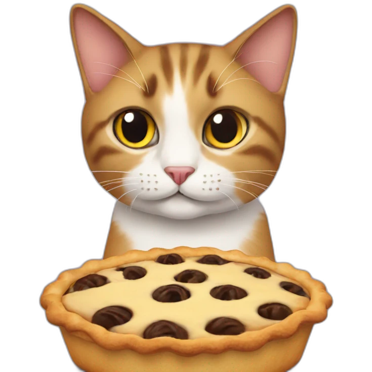 Cat-pie emoji
