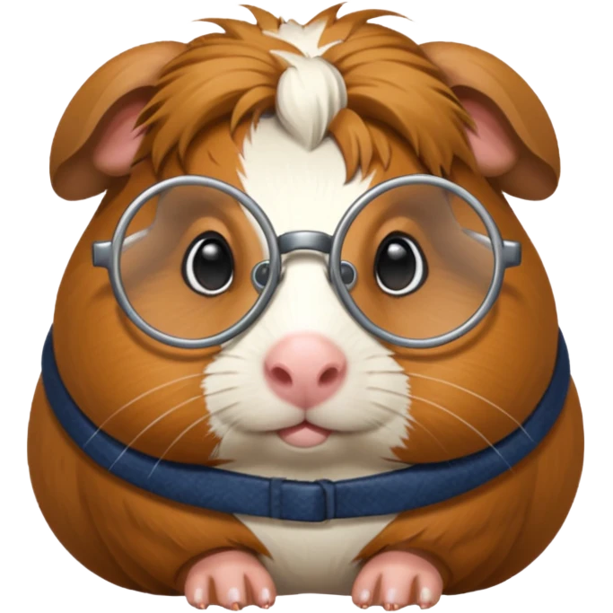 sherlock guinea pig with glasses emoji
