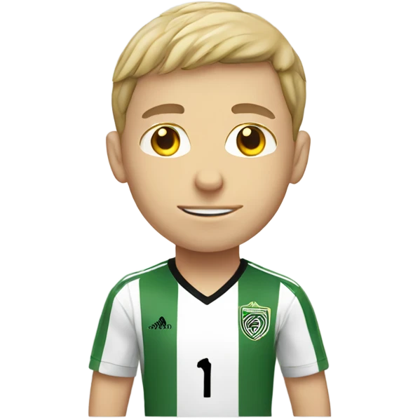 White boy soccer  emoji