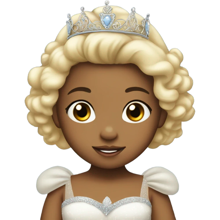 Cute pretty princess baby  emoji